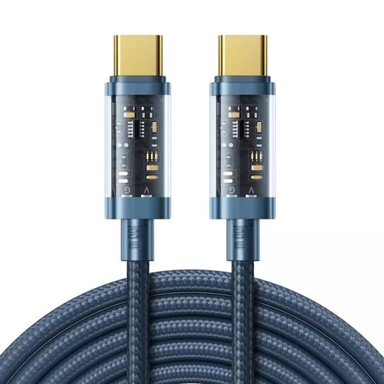 Joyroom kabel przewód USB Typ-C - USB Typ-C 100W 2m niebieski (S-CC100A20) Inna marka
