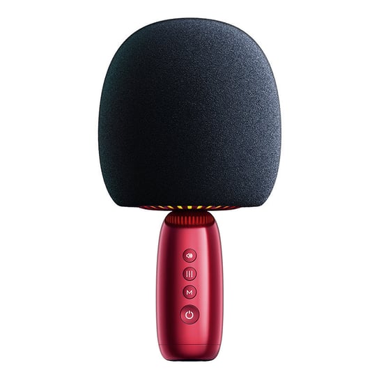 Joyroom Mikrofon Bezprzewodowy Do Karaoke Z Głośnikiem Bluetooth 5.0 2500Mah Czerwony (Jr-K3 Red) JoyRoom