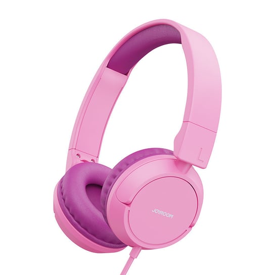 Joyroom Nauszne Słuchawki 3,5Mm Mini Jack Dla Dzieci Dziecięce Różowy (Jr-Hc1 Pink) JoyRoom