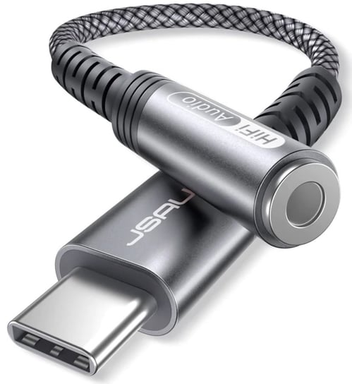 JSAUX Kabel Adapter DAC Audio USB-C do Mini Jack 3,5mm żeński AUX Tradebit