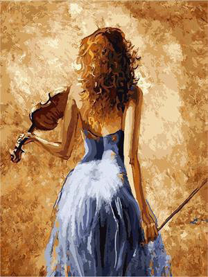 JU-PITER, Diamentowa mozaika Kobieta ze skrzypcami 60262 JU-PITER
