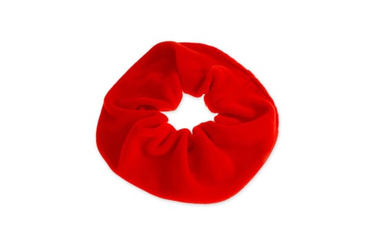 Jubileo, Czerwona scrunchies elastyczna welurowa Jubileo