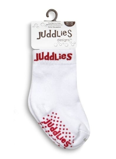 Juddlies, Skarpety, White/Red, rozmiar 80/86 Juddlies