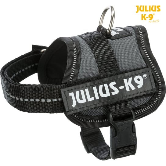 Julius-K9® Powerharness® szelki, dla psa, antracyt, Baby 1/XS: 30–40 cm/18 mm Trixie