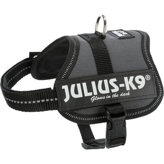 Julius-K9® Powerharness® szelki, dla psa, antracyt, Baby 2/XS–S: 33–45 cm/18 mm Trixie
