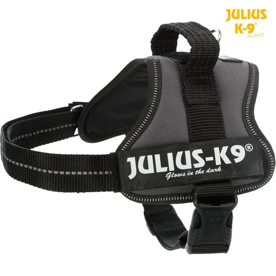 Julius-K9® Powerharness® szelki, dla psa, antracyt, Mini/M: 51–67 cm/28 mm Trixie
