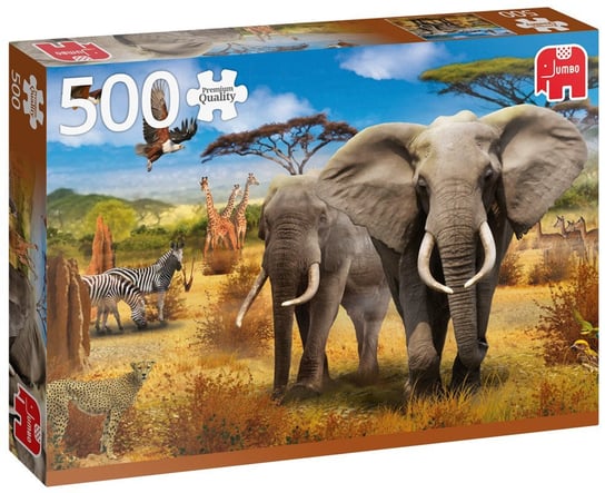 Jumbo, puzzle, Afrykańska sawanna, 500 el. Jumbo