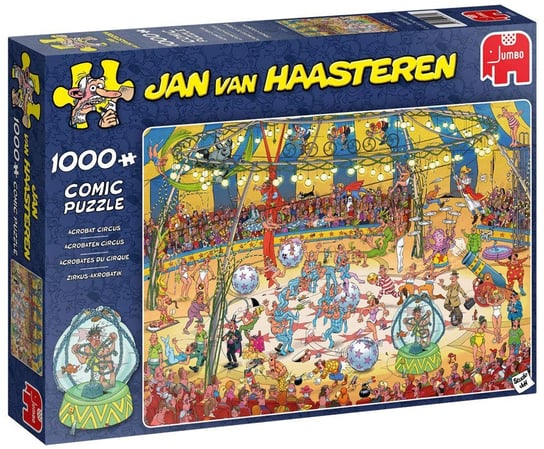 Jumbo, puzzle, Jan Van Haasteren, Akrobatyka cyrkowa, 1000 el. Jumbo