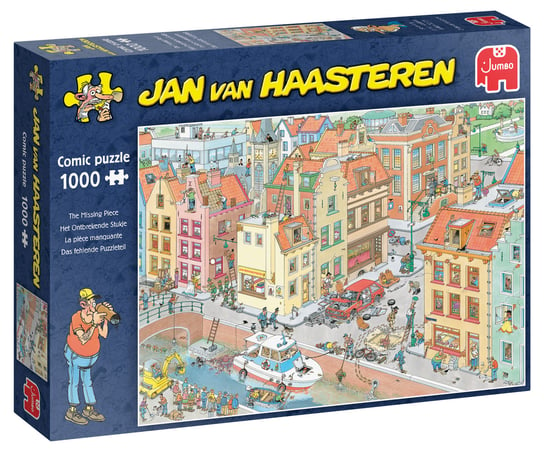 Jumbo, puzzle, Jan Van Haasteren, Brakujący element, 1000 el. Jumbo
