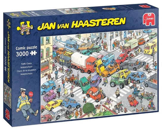 Jumbo, puzzle, Jan van Haasteren, Drogowy chaos, 3000 el. Jumbo