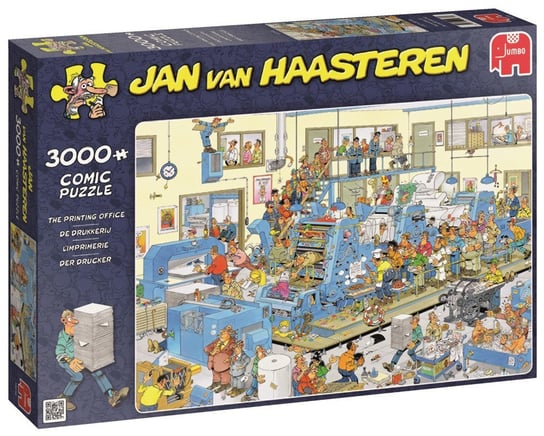Jumbo, puzzle, Jan Van Haasteren, Drukarnia, 3000 el. Jumbo