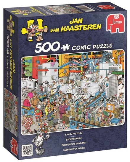 Jumbo, puzzle, Jan Van Haasteren, Fabryka cukierków, 500 el. Jumbo