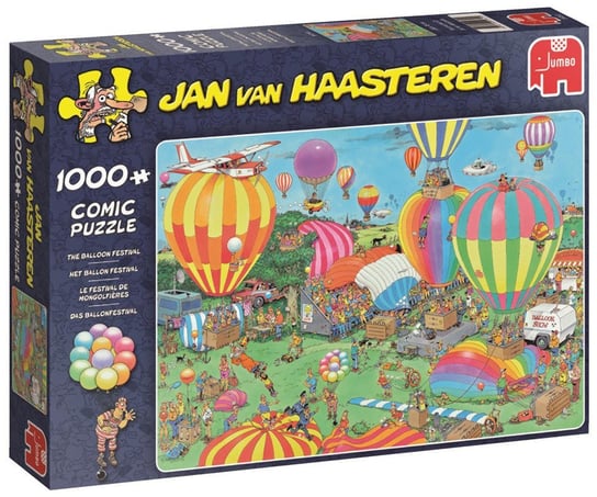 Jumbo, puzzle, Jan Van Haasteren, Festiwal balonów pasażerskich, 1000 el. Jumbo