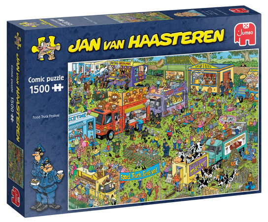 Jumbo, puzzle, Jan van Haasteren, Festiwal Food Trucków, 1500 el. Jumbo