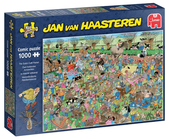 Jumbo, puzzle, Jan van Haasteren, - holenderski targ rzemieślniczy, 1000 el. Jumbo