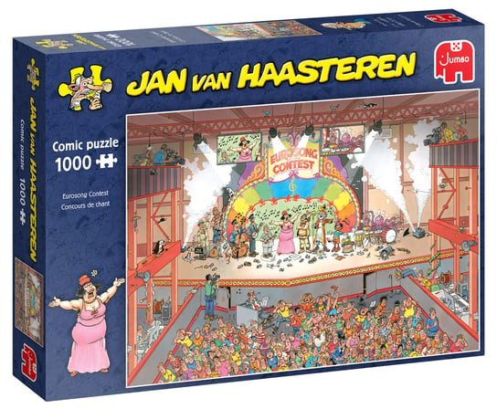 Jumbo, puzzle, Jan Van Haasteren, Konkurs Piosenki Europejskiej, 1000 el. Jumbo
