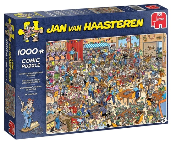 Jumbo, puzzle, Jan van Haasteren, Krajowe mistrzostwa w układaniu puzzli, 1000 el. Jumbo