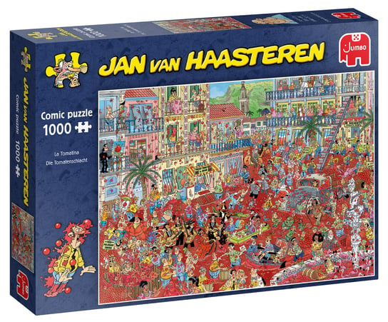 Jumbo, puzzle, Jan Van Haasteren, La Tomatina (Bitwa na pomidory), 1000 el. Jumbo