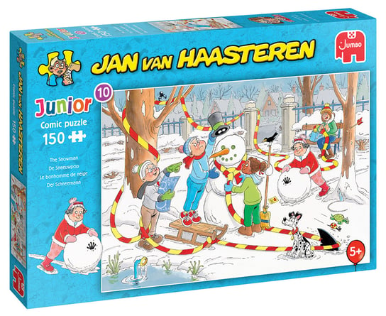 Jumbo, puzzle, Jan van Haasteren, Lepimy bałwana, 150 el. Jumbo