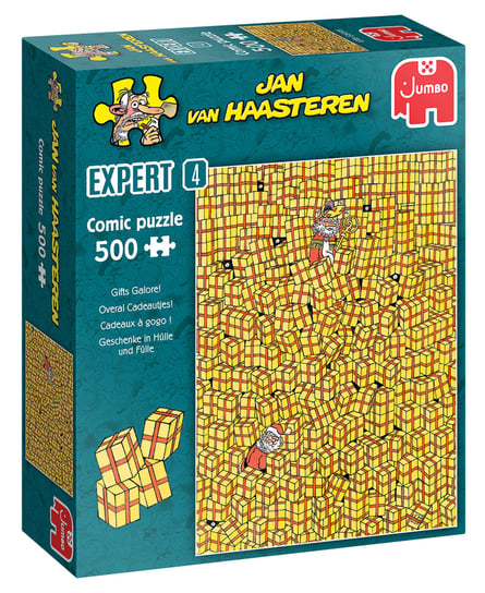 Jumbo, puzzle, Jan van Haasteren, Mnóstwo prezentów, 500 el. Jumbo