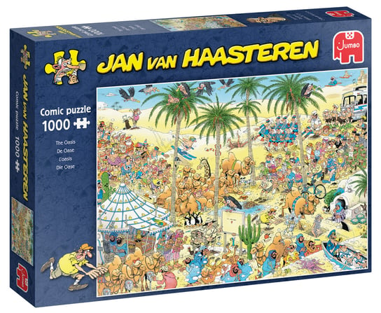 Jumbo, puzzle, Jan van Haasteren, - oaza, 1000 el. Jumbo