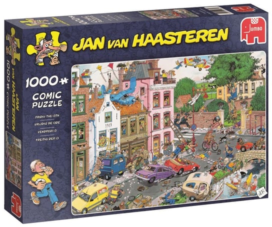 Jumbo, puzzle, Jan Van Haasteren, Piątek trzynastego, 1000 el. Jumbo