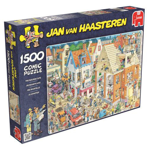 Jumbo, puzzle, Jan Van Haasteren, Plac budowy, 1500 el. Jumbo