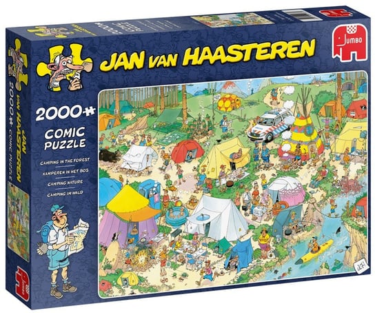 Jumbo, puzzle, Jan Van Haasteren, Pole namiotowe, 2000 el. Jumbo