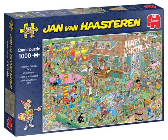 Jumbo, puzzle, Jan Van Haasteren, Przyjęcie urodzinowe, 1000 el. Jumbo