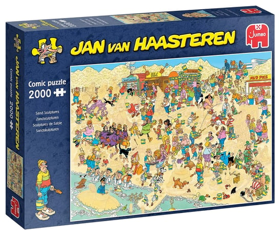 Jumbo, puzzle, Jan van Haasteren, Rzeźby z piasku, 2000 el. Jumbo