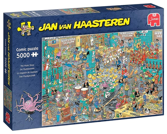 Jumbo, puzzle, Jan van Haasteren, Sklep muzyczny, 5000 el. Jumbo