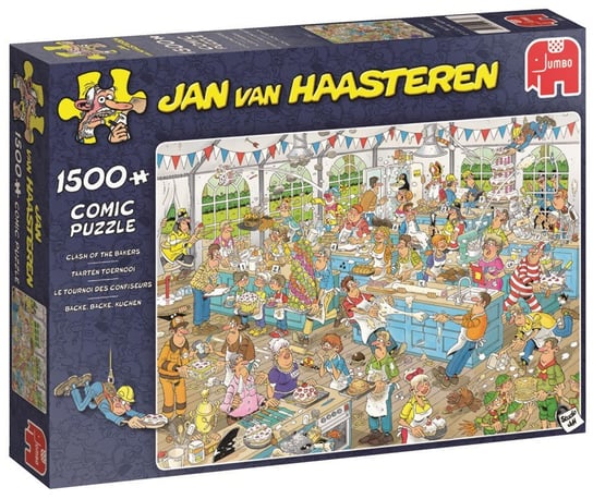 Jumbo, puzzle, Jan Van Haasteren, Starcie piekarzy, 1500 el. Jumbo