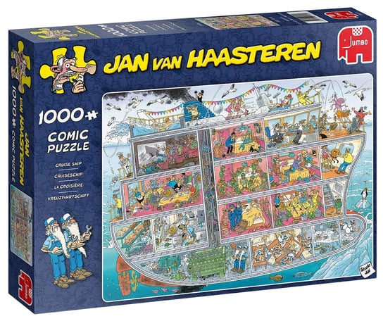 Jumbo, puzzle, Jan van Haasteren, Statek Wycieczkowy, 1000 el. Jumbo