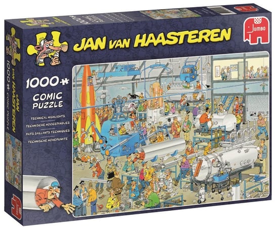 Jumbo, puzzle, Jan Van Haasteren, Techniczne rozmaitości, 1000 el. Jumbo