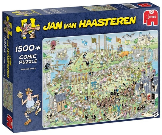 Jumbo, puzzle, Jan Van Haasteren, Tradycyjne szkockie konkursy, 1500 el. Jumbo