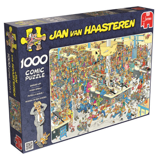 Jumbo, puzzle, Jan Van Haasteren, W kolejce, 1000 el. Jumbo