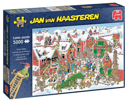 Jumbo, puzzle, Jan van Haasteren, Wioska Świętego Mikołaja, 5000 el. Jumbo