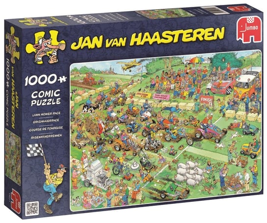 Jumbo, puzzle, Jan Van Haasteren, Wyścig kosiarek, 1000 el. Jumbo