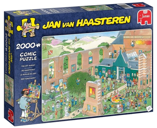 Jumbo, puzzle, Jan Van Haasteren, Wystawa dzieł sztuki, 2000 el. Jumbo