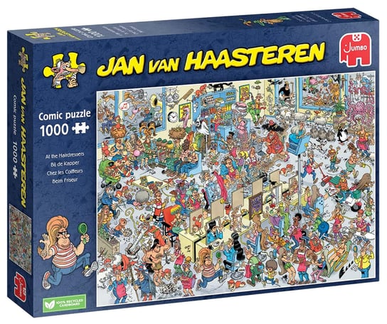 Jumbo, puzzle, Jan van Haasteren, Zakład fryzjerski, 1000 el. Jumbo