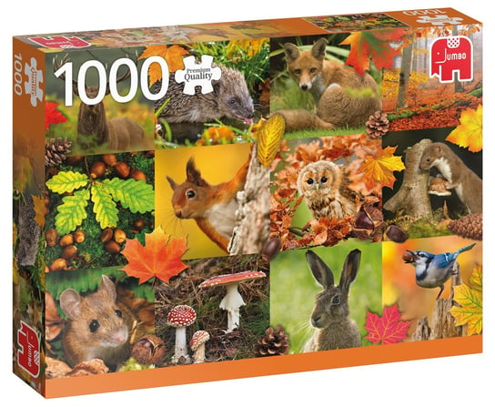 Jumbo, puzzle, Jan Van Haasteren, Zwierzęta które lubią jesień, 1000 el. Jumbo