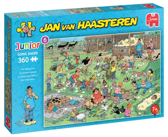 Jumbo, puzzle, junior, Jan van Haasteren, - małe zoo, 360 el. Jumbo
