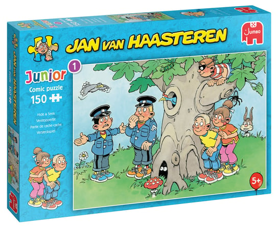 Jumbo, puzzle, junior, Jan van Haasteren, - zabawa w chowanego, elementów, 150 el. Jumbo