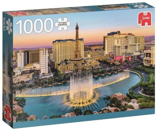 Jumbo, puzzle, Las Vegas - USA, 1000 el. Jumbo