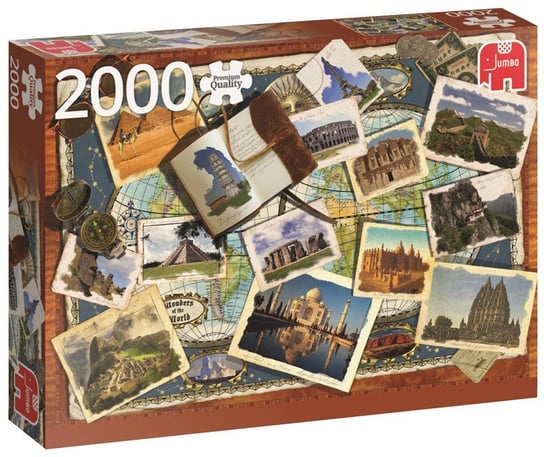 Jumbo, puzzle, Największe cuda świata, 2000 el. Jumbo