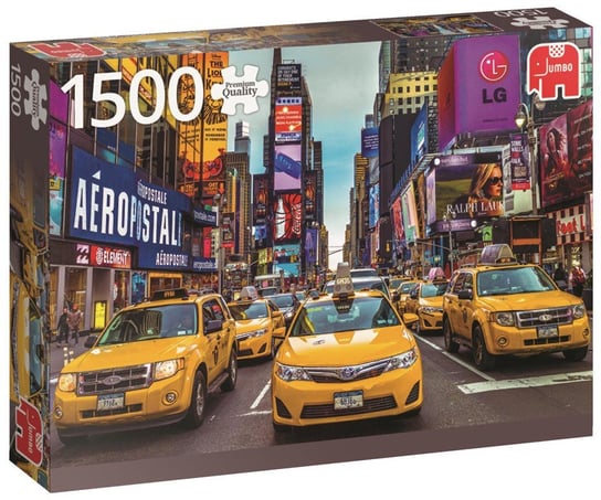 Jumbo, puzzle, Nowojorskie taksówki, 1500 el. Jumbo