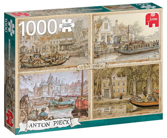 Jumbo, puzzle, Pc Anton Pieck Łodzie Kanałowe, 1000 el. Jumbo