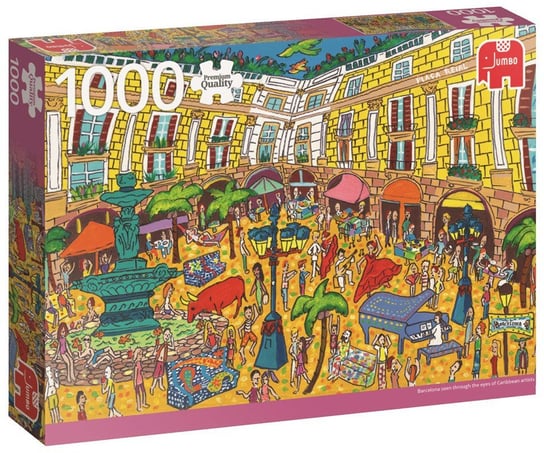 Jumbo, puzzle, Plac Reial - Barcelona, 1000 el. Jumbo