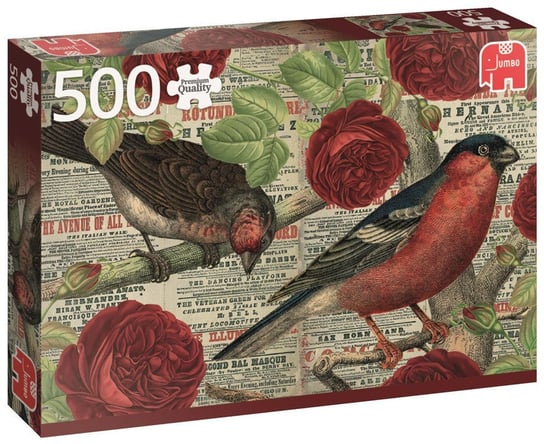 Jumbo, puzzle, Ptaki kochają kwiaty, 500 el. Jumbo