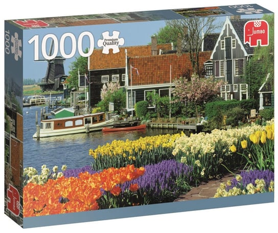 Jumbo, puzzle, Skansen domów i wiatraków Holandia, 1000 el. Jumbo